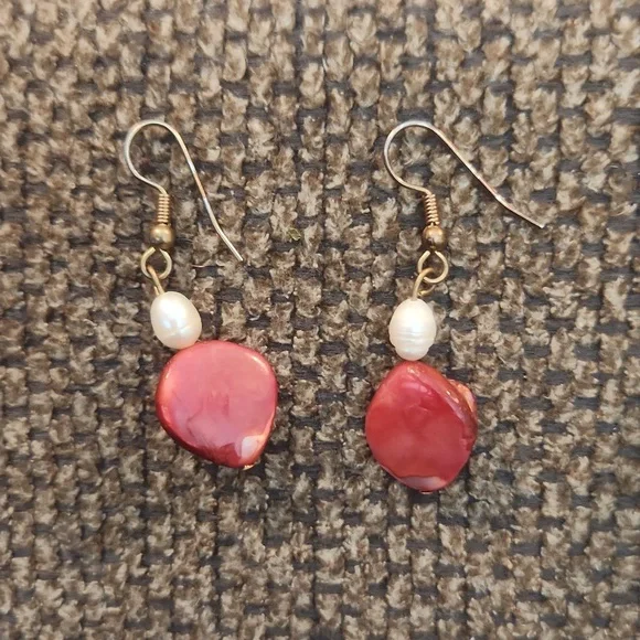 Lady in Red Earrings - Picture 2 of 6